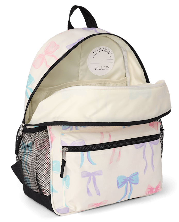 Girls Bow Backpack