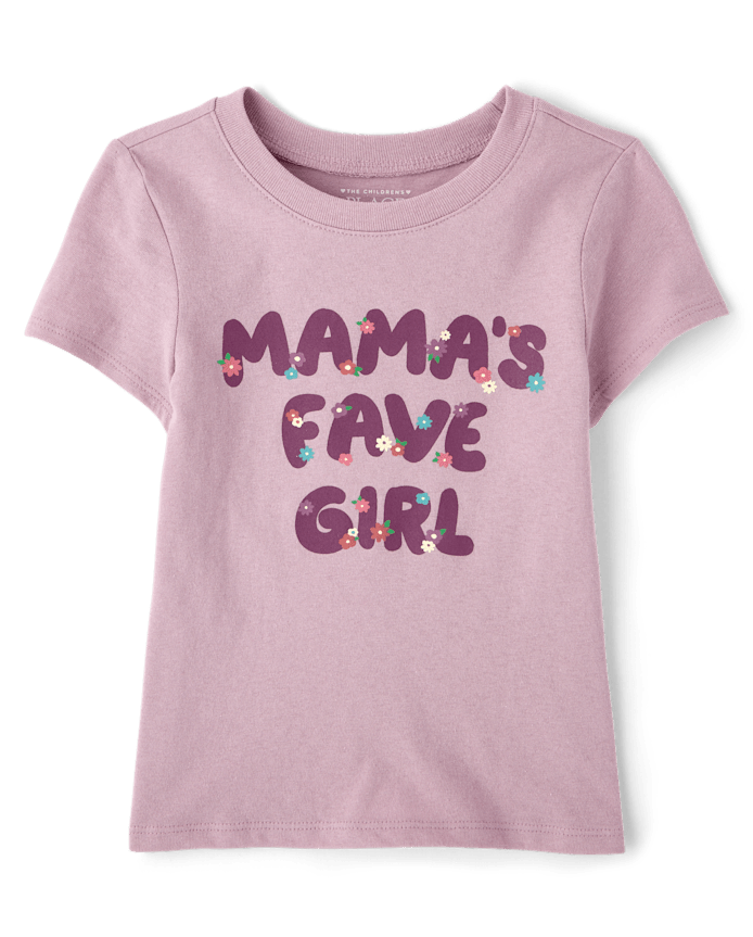 Baby And Toddler Girls Mama's Girl Graphic Tee