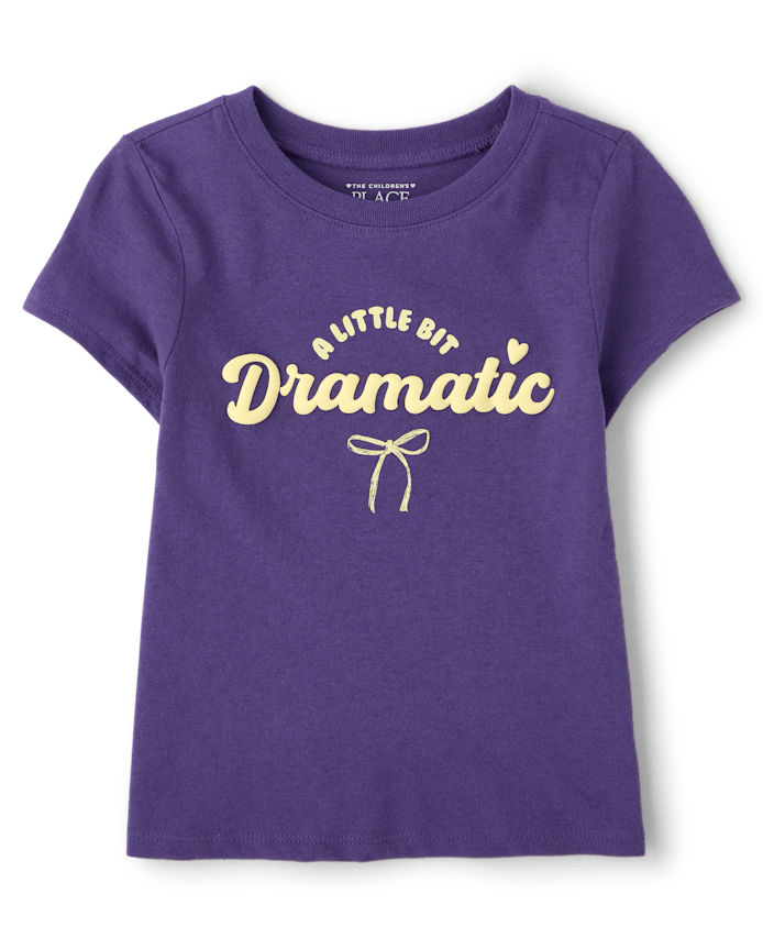 T-shirt graphique spectaculaire pour bébés et petites filles