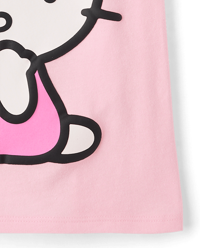 Girls Hello Kitty® Puff Print Graphic Tee
