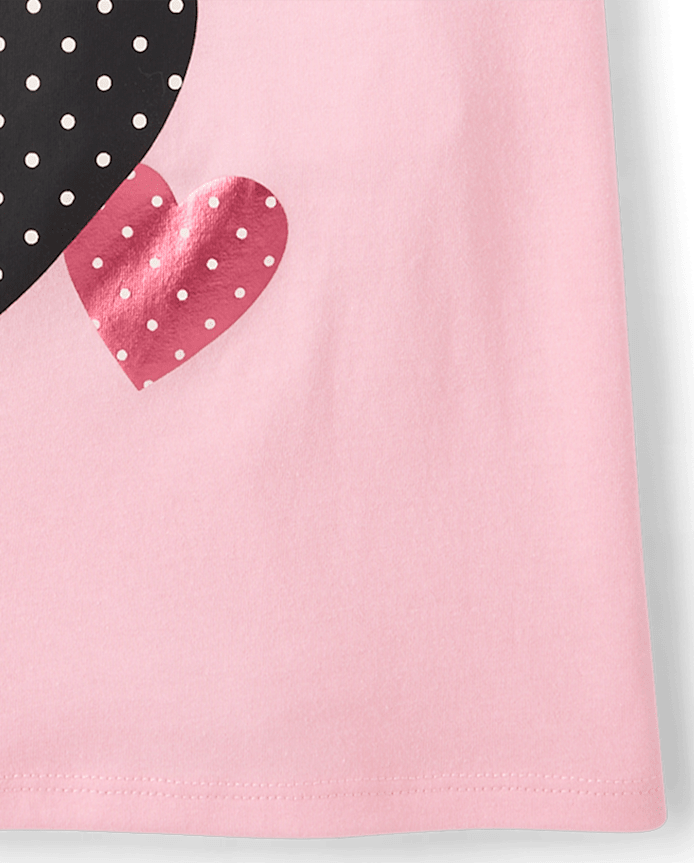 Girls Cinnamoroll™ Foil Heart Graphic Tee