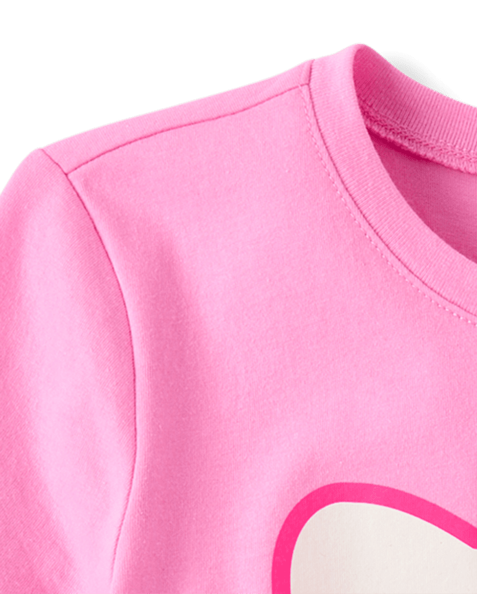 Girls Hello Kitty® Glow Halloween Graphic Tee