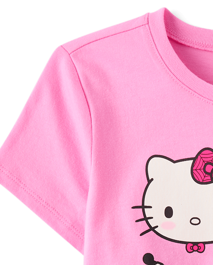Girls Hello Kitty® And Friends Glow Halloween Graphic Tee