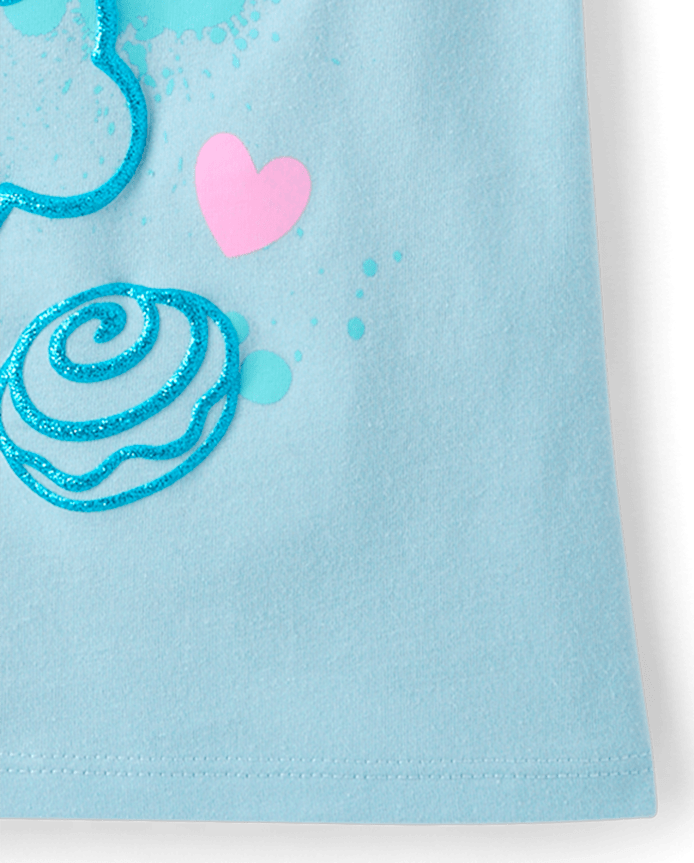 Girls Cinnamoroll™ Glitter Puff Print Graphic Tee