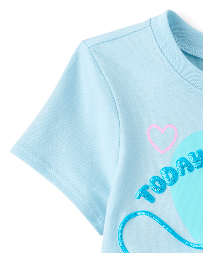 Toddler Girls Cinnamoroll™ Glitter Puff Print Graphic Tee