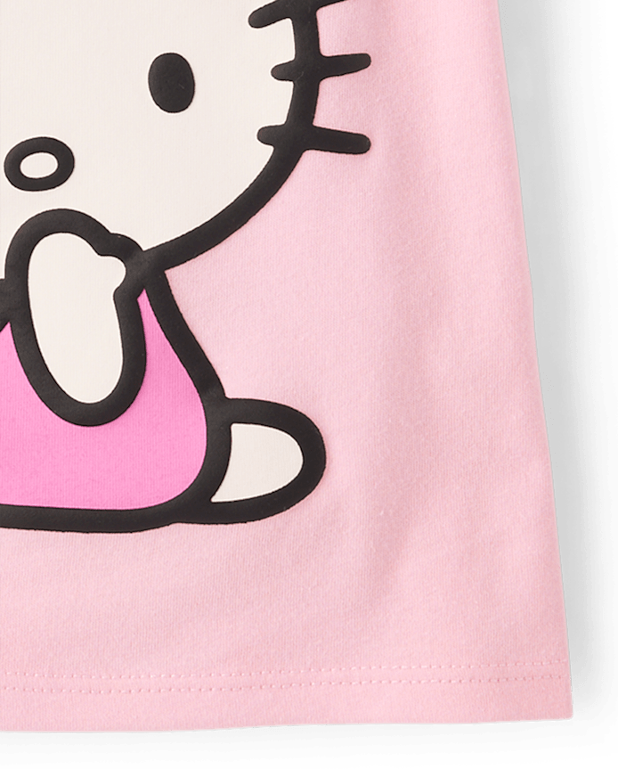Toddler Girls Hello Kitty® Puff Print Leopard Graphic Tee