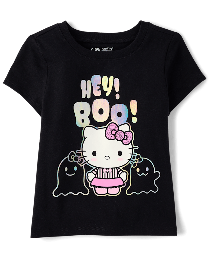 Toddler Girls Hello Kitty® Holographic Halloween Graphic Tee