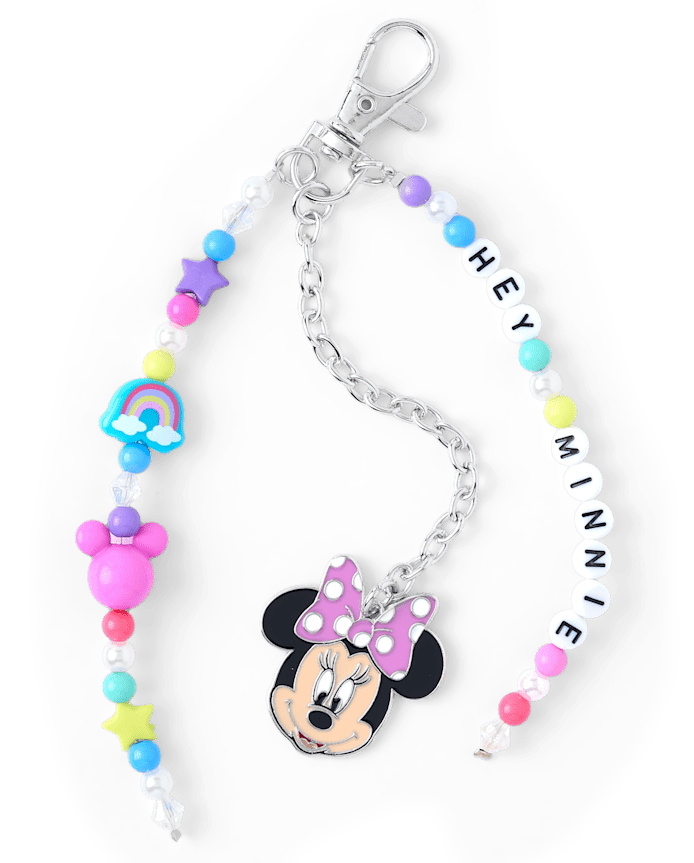 Girls Minnie Mouse™ Beaded Keychain