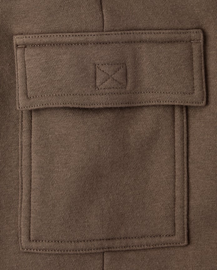 Boys Premium Fleece Cargo Sweatpants