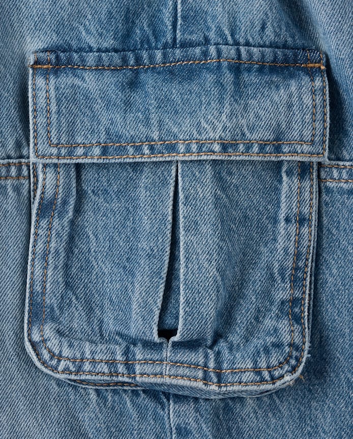 Boys Baggy Cargo Jeans