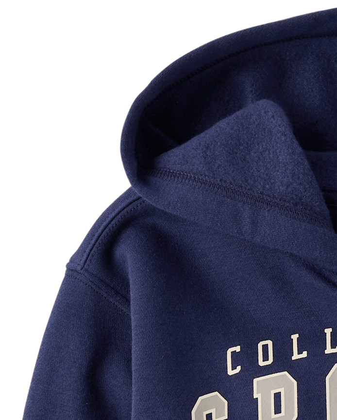 Boys Varsity Premium Fleece Zip Up Hoodie