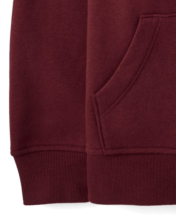 Boys Varsity Premium Fleece Zip Up Hoodie