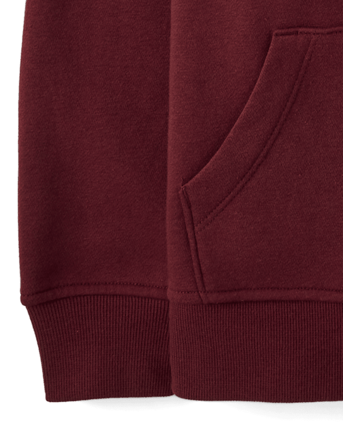 Boys Varsity Premium Fleece Zip Up Hoodie