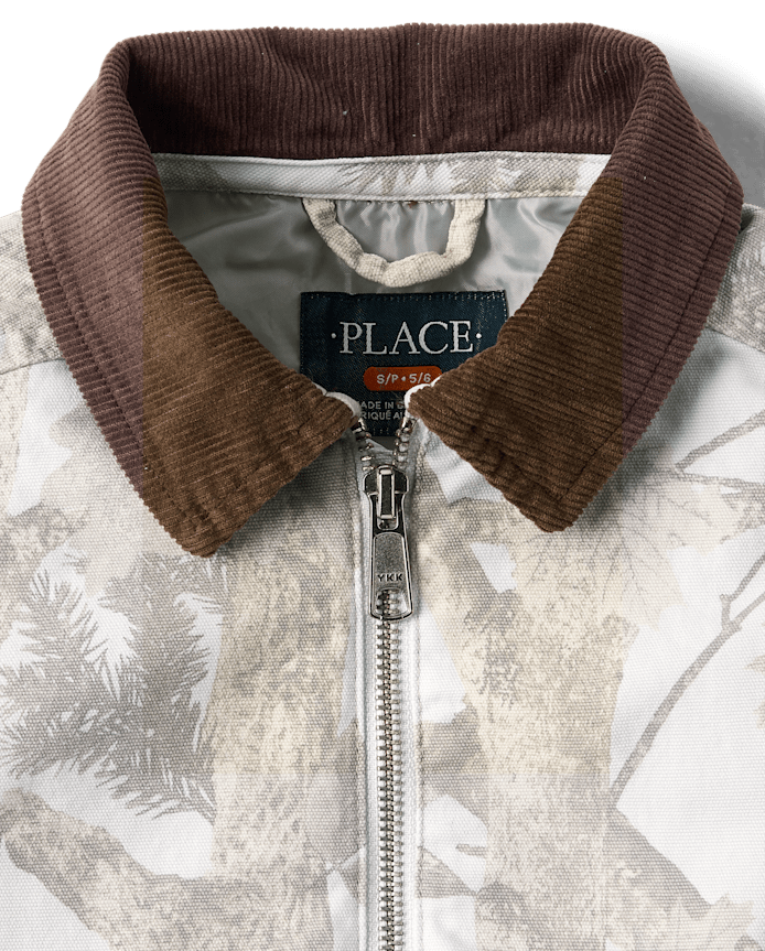 Boys Camo Jacket