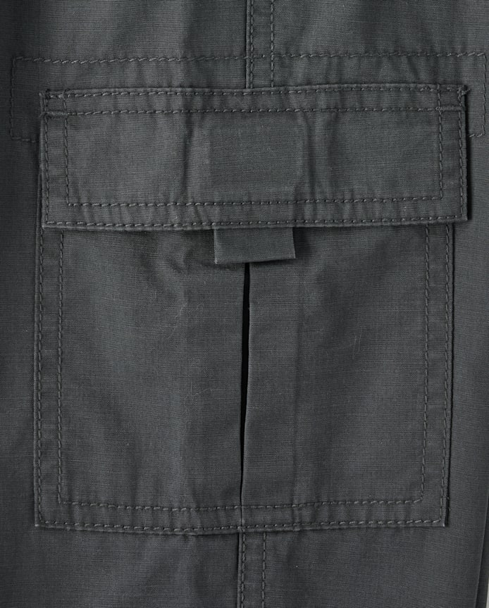 Boys Poplin Pull On Cargo Jogger Pants