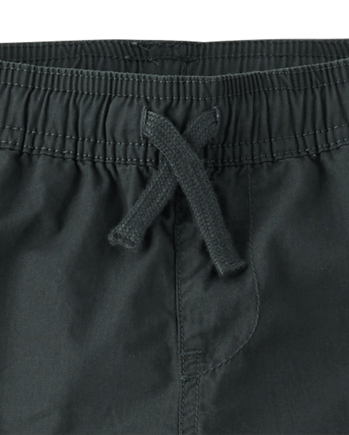 Boys Poplin Pull On Cargo Pants