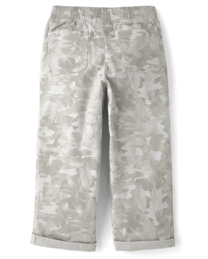 Boys Camo Baggy Pull On Pants