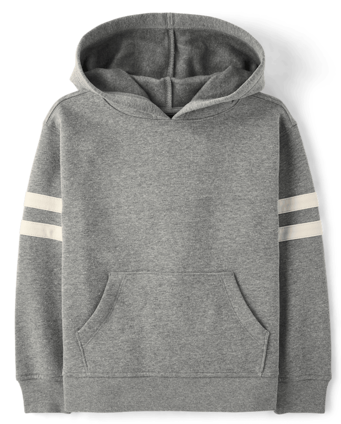 Boys Varsity Stripe Premium Fleece Hoodie