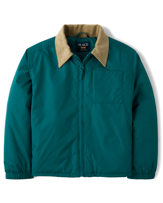 Boys Hooded Workwear Jacket