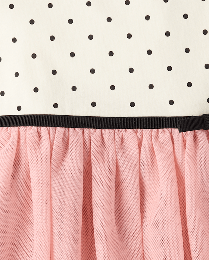 Baby And Toddler Girls Dot Print Tutu Dress