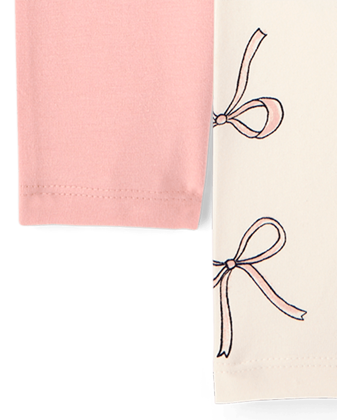 Toddler Girls Bow Leggings 4-Pack