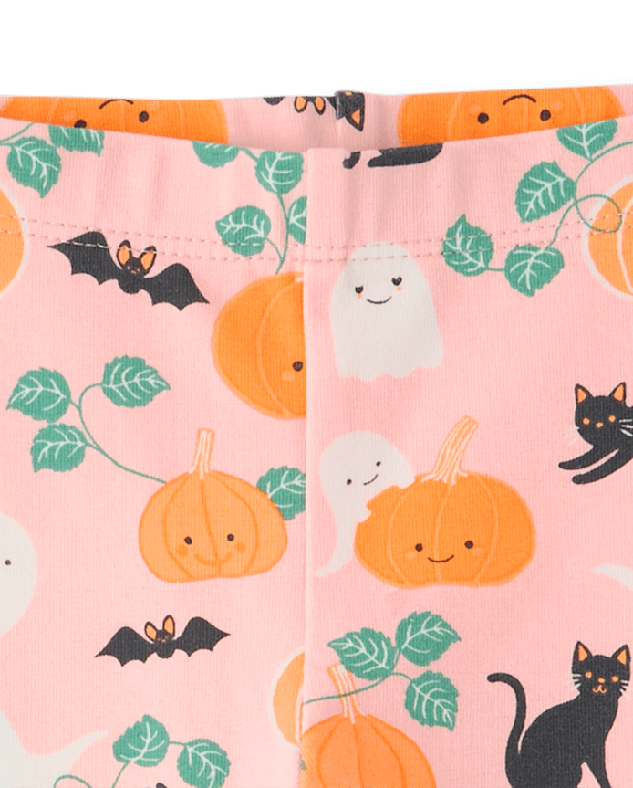 Baby And Toddler Girls Halloween Leggings