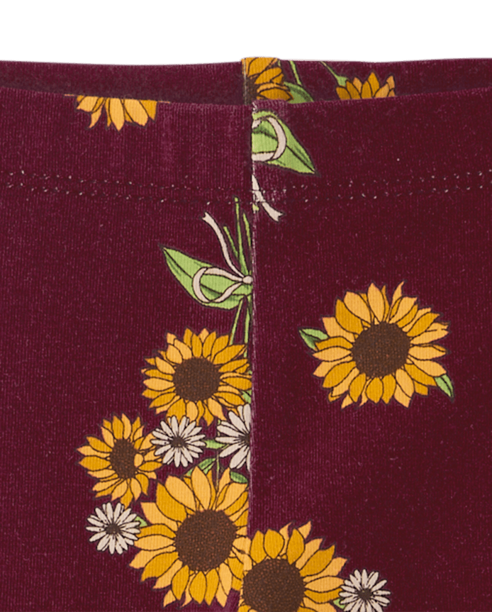 Baby And Toddler Girls Sunflower Leggings