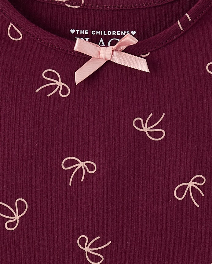 Robe à papillons et nœud papillon pour bébés petites filles