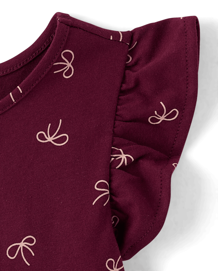 Robe à papillons et nœud papillon pour bébés petites filles