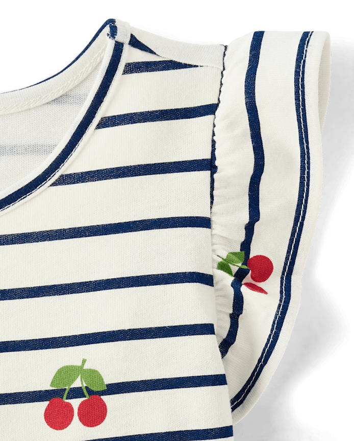 Robe imprimée à volants pour bébés et petites filles