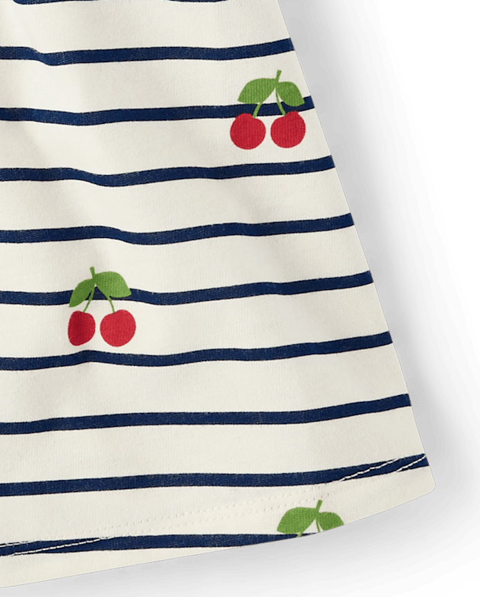 Robe imprimée à volants pour bébés et petites filles