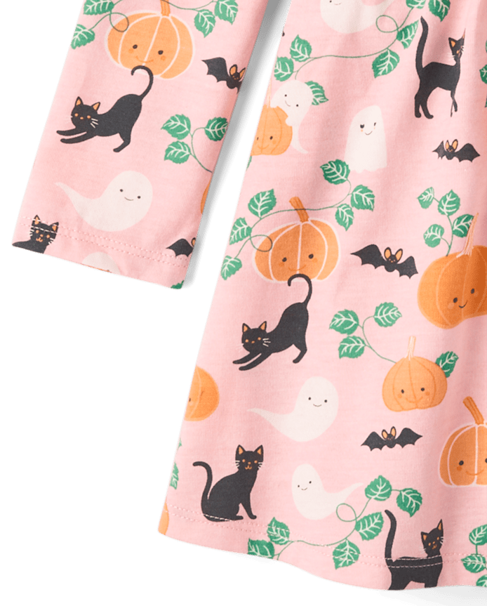 Baby And Toddler Girls Halloween Flutter Dress