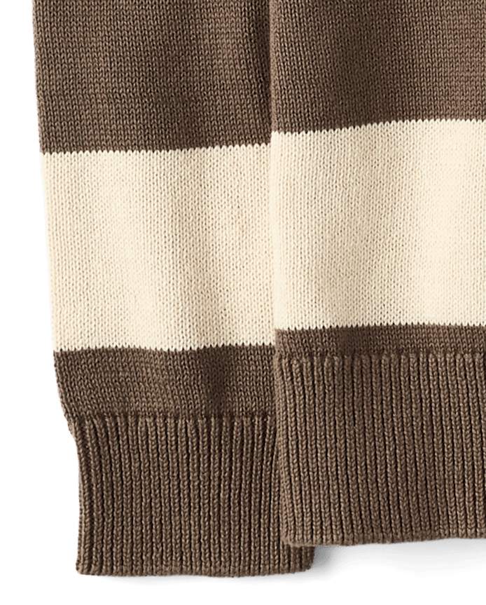 Boys Striped Rugby Sweater