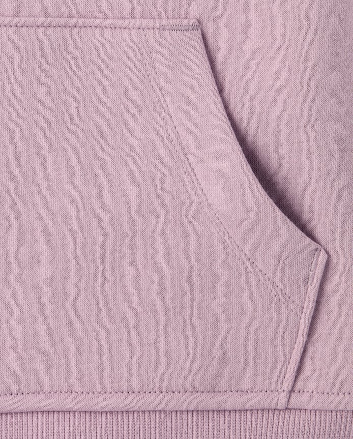 Girls Varsity Stripe Premium Fleece Zip Up Hoodie Top
