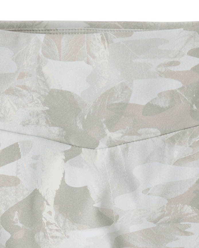 Girls Quick Dry Camo V-Waist Flare Leggings