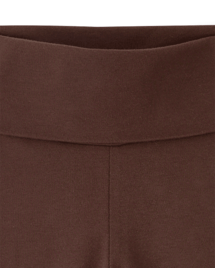 Leggings évasés repliables pour filles