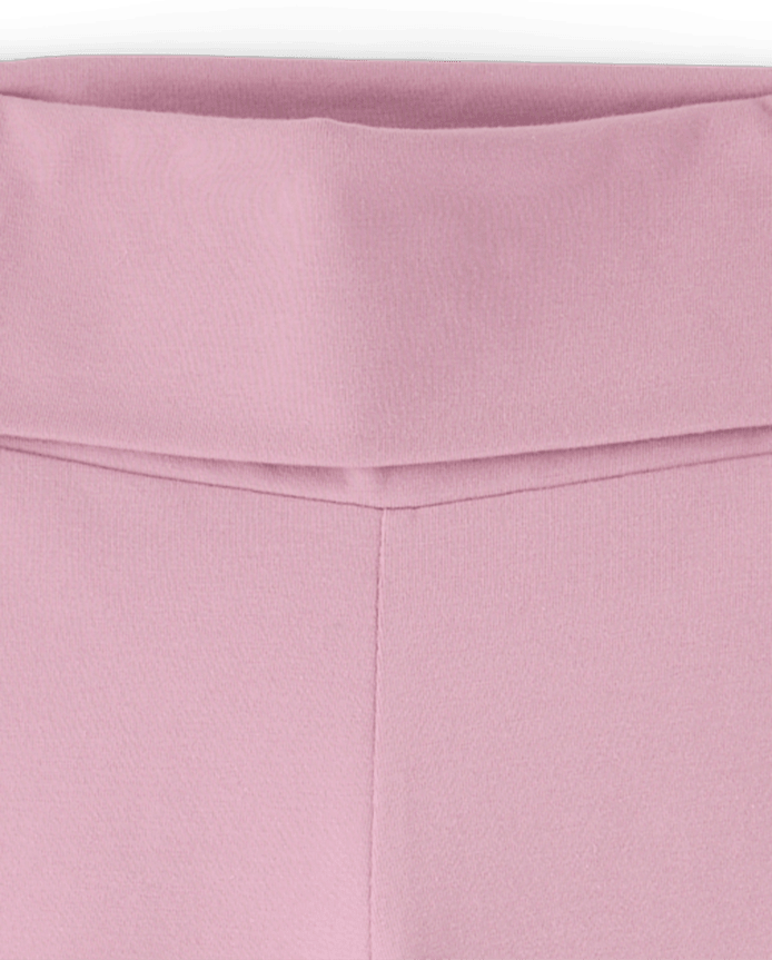 Leggings évasés repliables pour filles