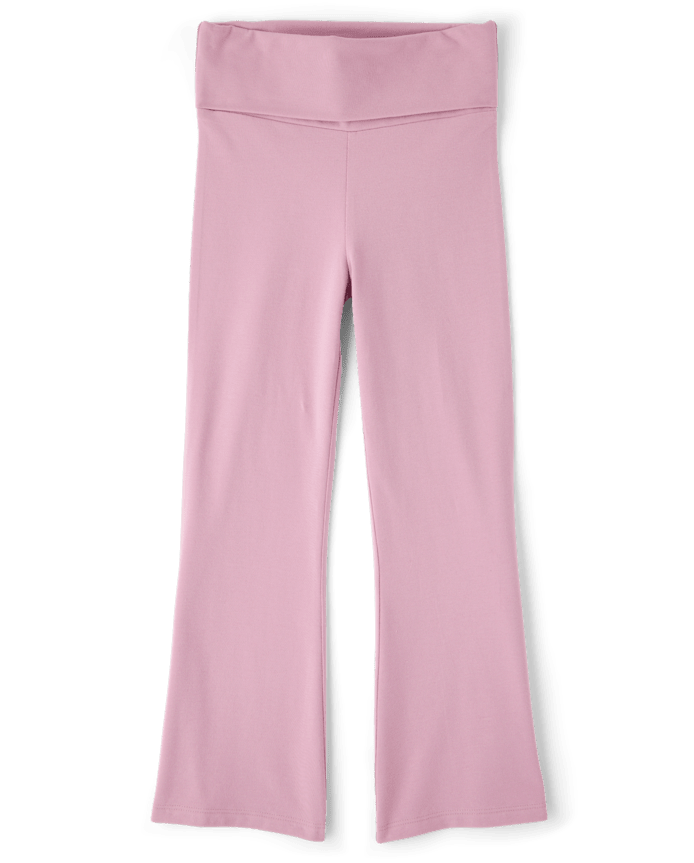 Leggings évasés repliables pour filles