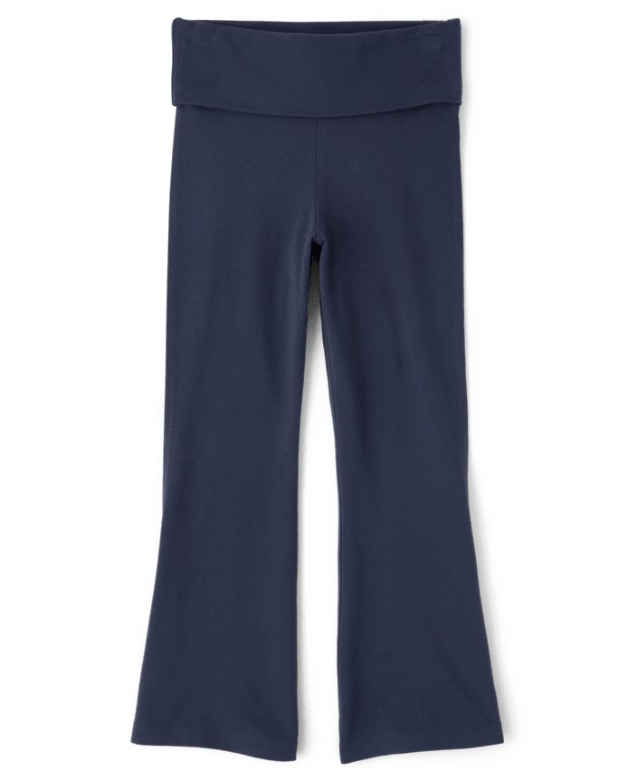 Leggings évasés repliables pour filles