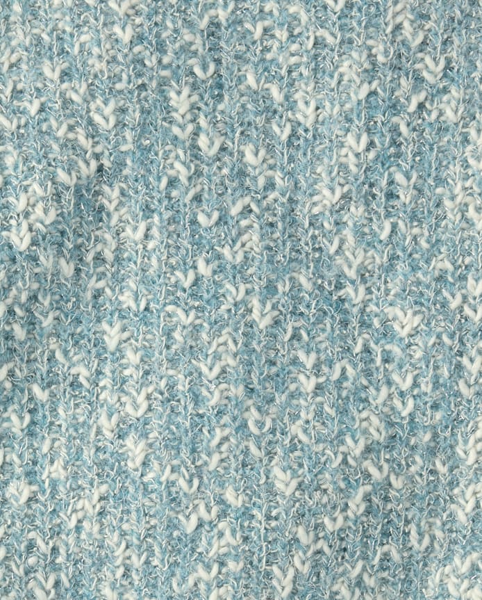 Girls Marled Shaker Stitch Cable Knit Sweater