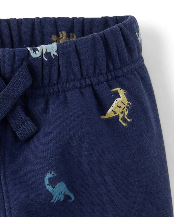 Baby And Toddler Boys Dino Premium Fleece Jogger Pants