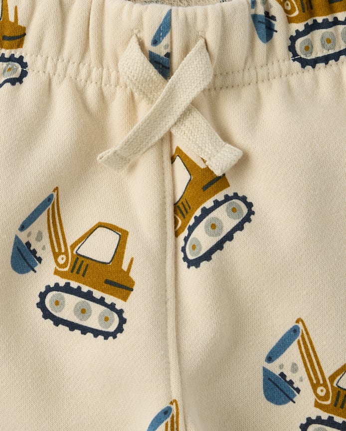 Baby And Toddler Boys Print Premium Fleece Jogger Pants