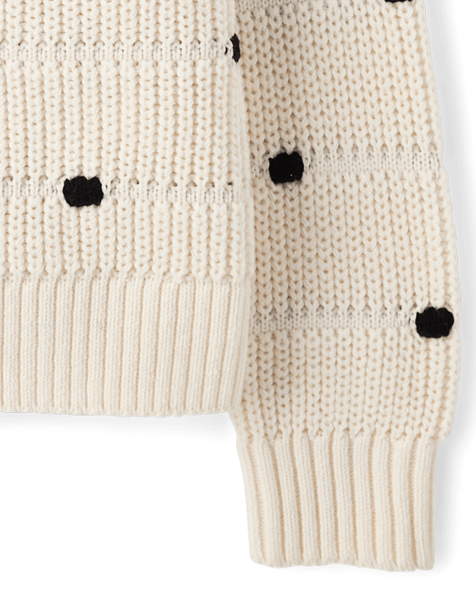 Girls Kuromi™ Embroidered Bobble Sweater
