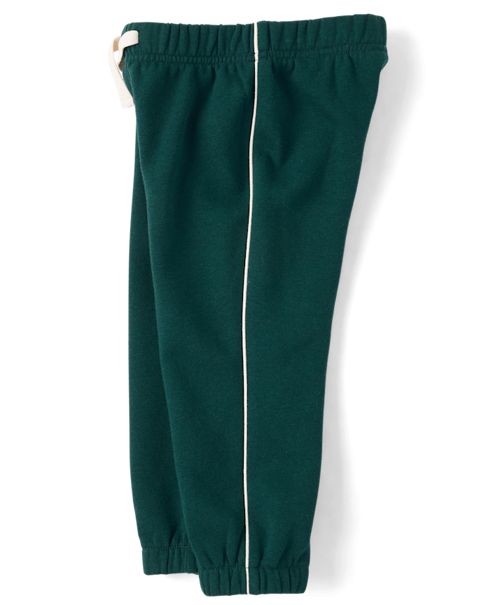 Pantalon de jogging en polaire premium à rayures latérales pour bébés et petits garçons