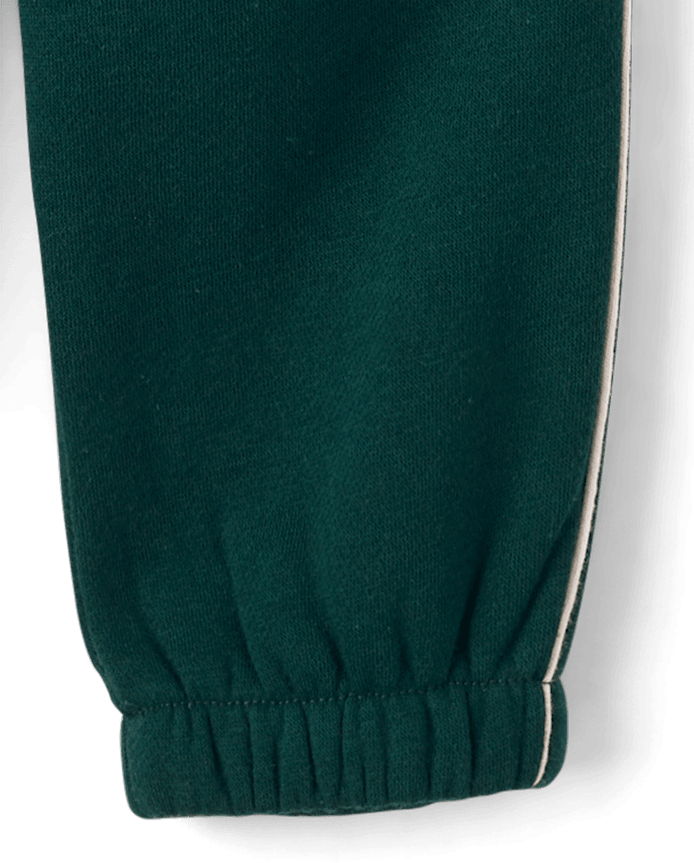 Pantalon de jogging en polaire premium à rayures latérales pour bébés et petits garçons
