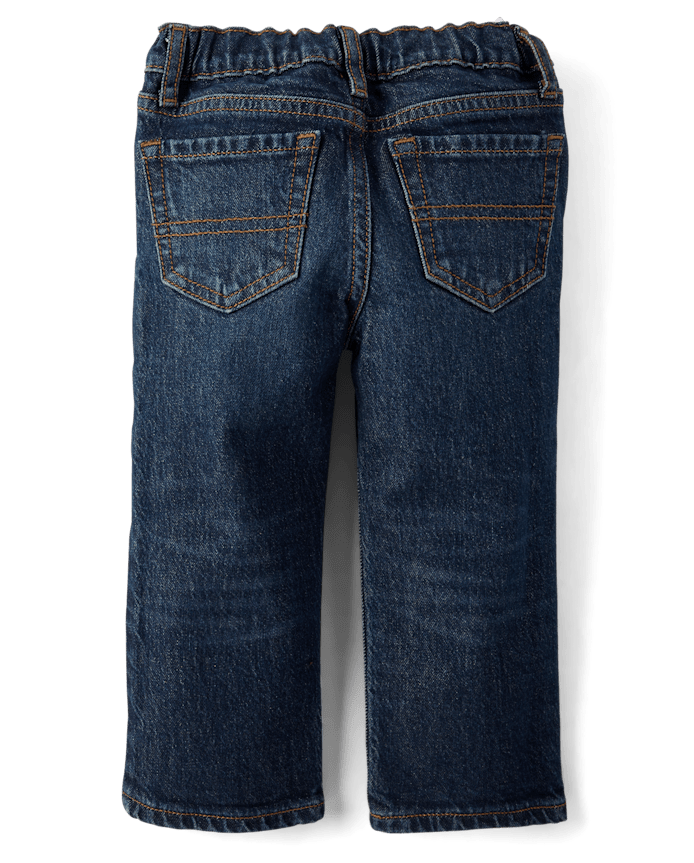 Baby And Toddler Boys Ripped Straight Jeans