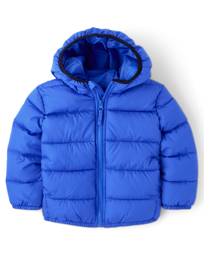 Toddler Boys Hooded Puffer Jacket