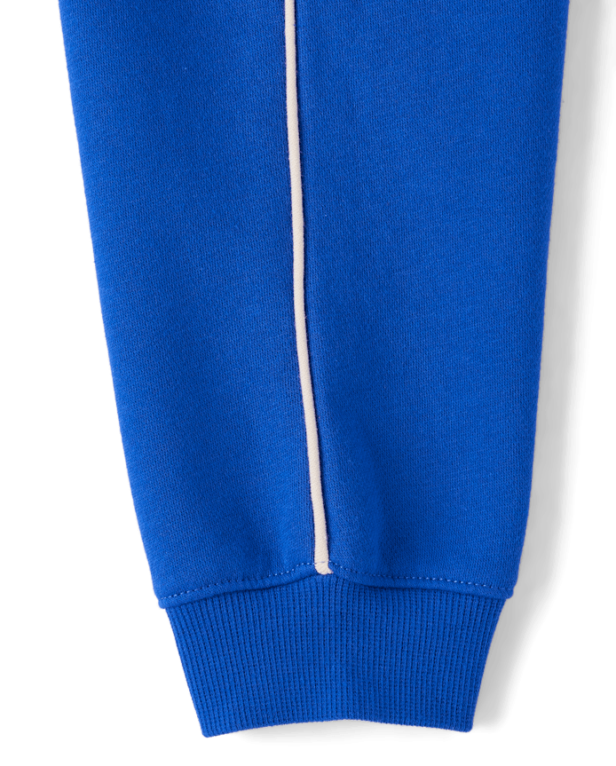 Ensemble 2 pièces en polaire premium à imprimé basket-ball pour bébé et petit garçon
