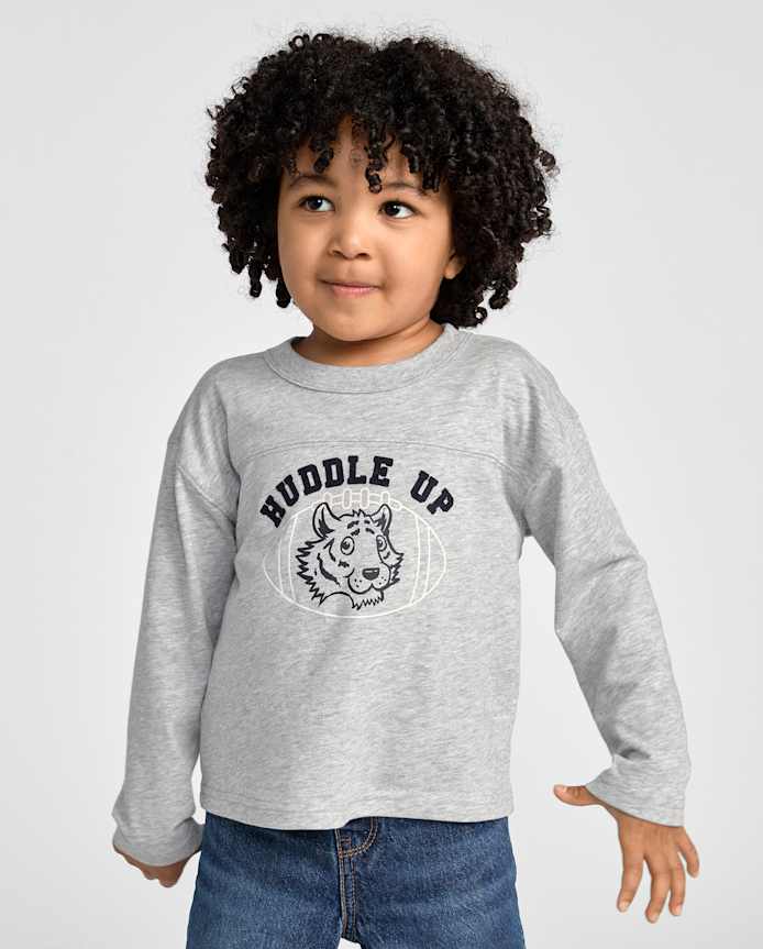 T-shirt graphique style universitaire pour bébés et petits garçons