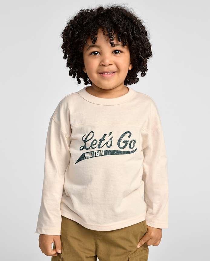 T-shirt graphique style universitaire pour bébés et petits garçons